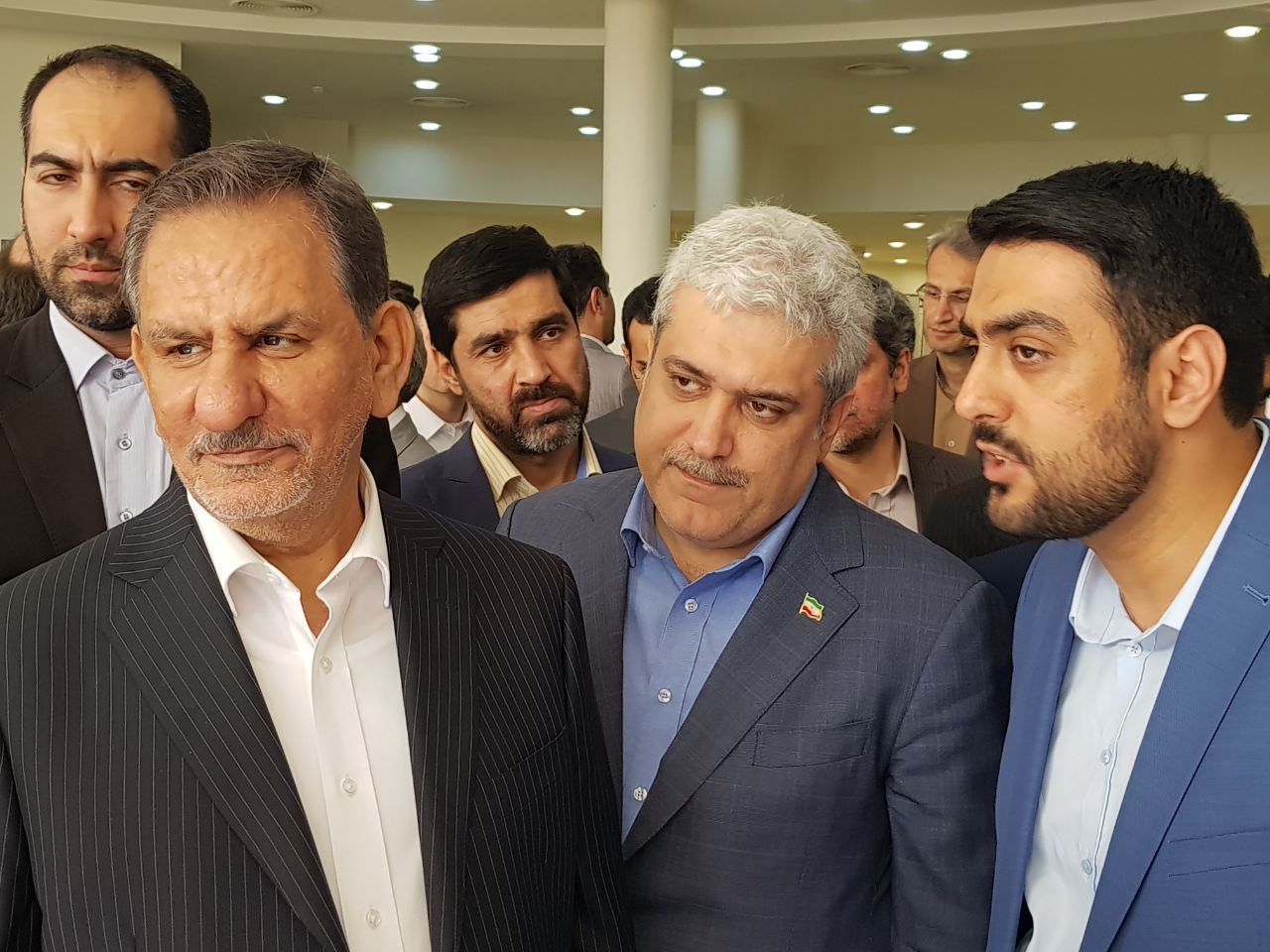 بازدید معاون اول و معاون علمی و فناوری رئیس جمهور از دستاوردهای اشتغال توسط فن‌آورد